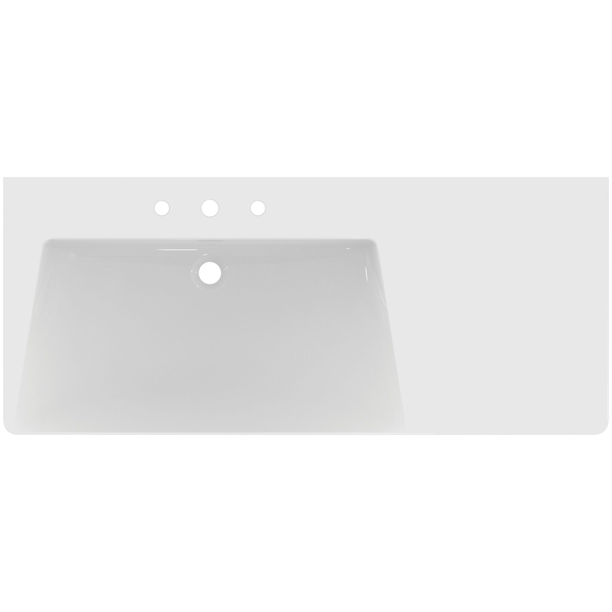 Керамическая раковина с одним переливом и столешницей Ideal Standard La Dolce Vita ARCH-00130656 - Вид №3