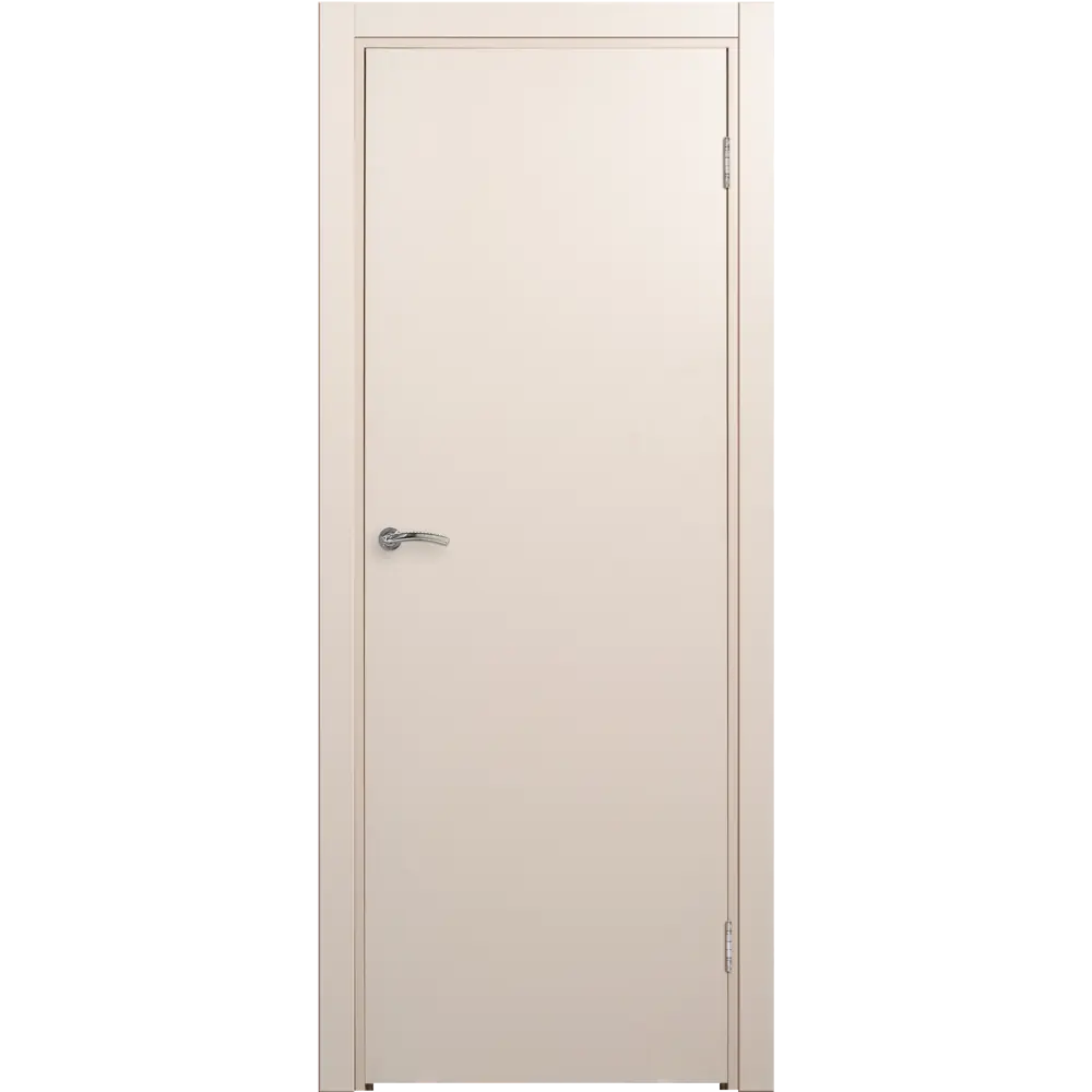 Блок дверной глухой ПВХ Крем 21-7 60x200 см (с замком и петлями) KAPELLI STLM-2038042