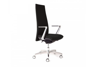 Операционный офисный стул с подлокотниками 5 спиц