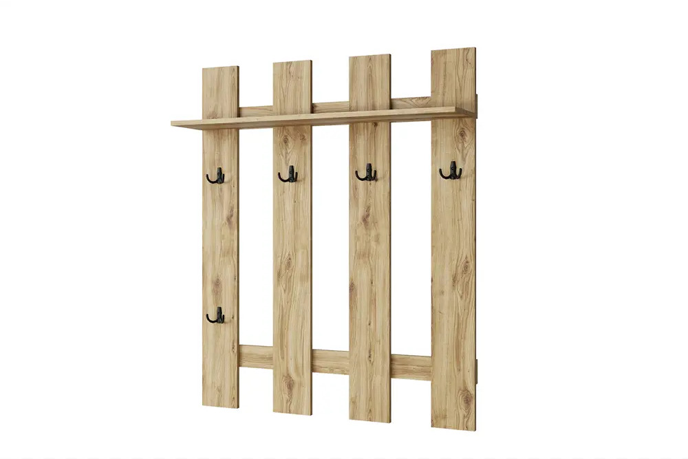 91501302 Настенная вешалка Anrex Doorset 105x125x27.20 см ЛДСП цвет бежевый STLM-1090077