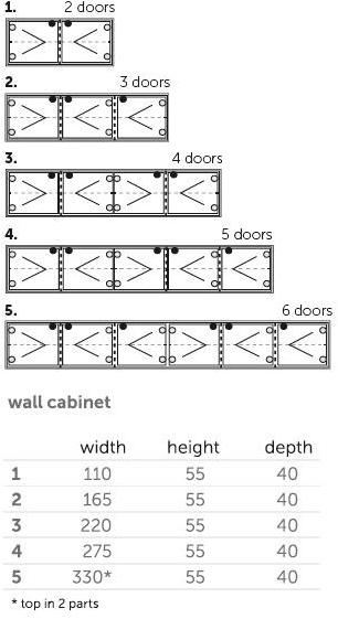 Joli Модульный буфет из керамогранита с распашными дверцами Cube sun-id-1452200 - Вид №4