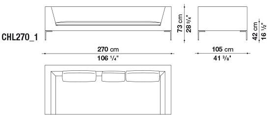 B&B Italia Модульный тканевый диван Charles large sun-id-1368437 - Вид №9