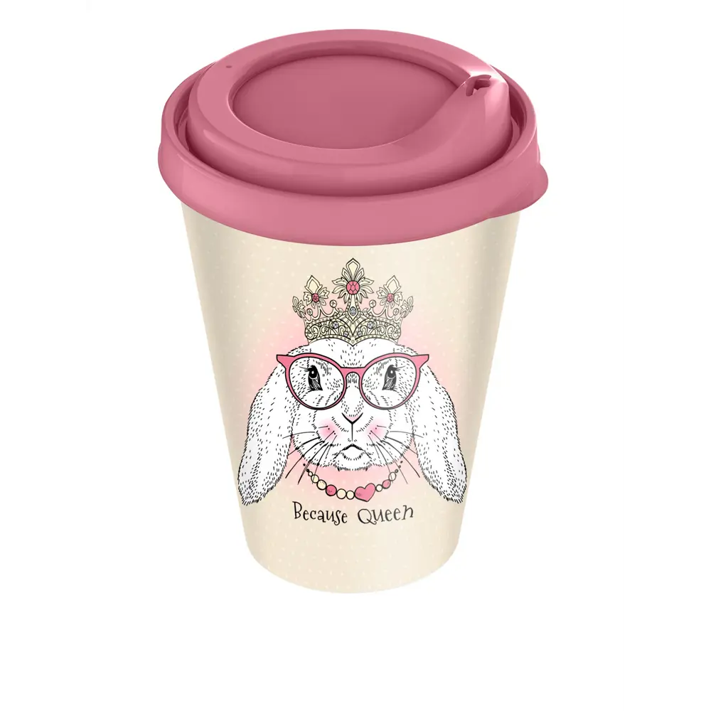 Стакан с крышкой Idiland 420 мл пластик PLAST TEAM STLM-2082942 - Вид №1