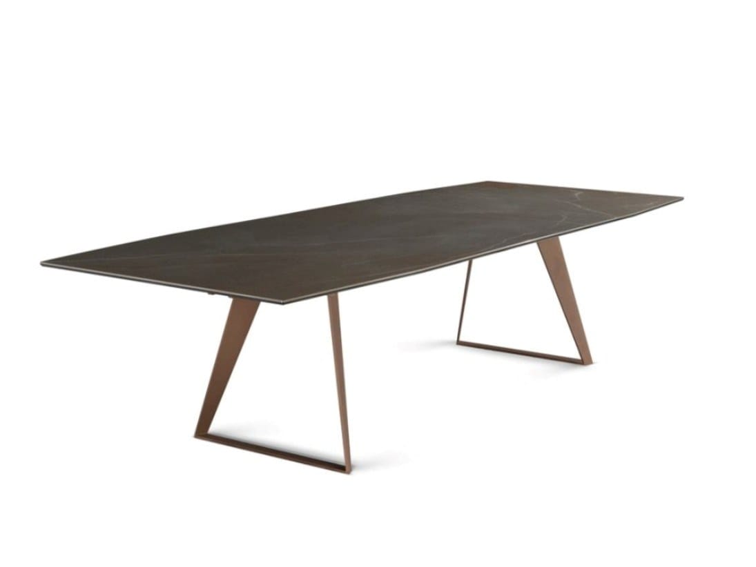 Прямоугольный садовый стол с керамической столешницей ROCHE BOBOIS ARCH-00044964 - Вид №1