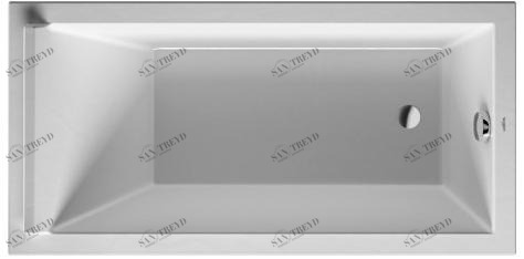 Duravit Прямоугольная акриловая ванна Starck 700332