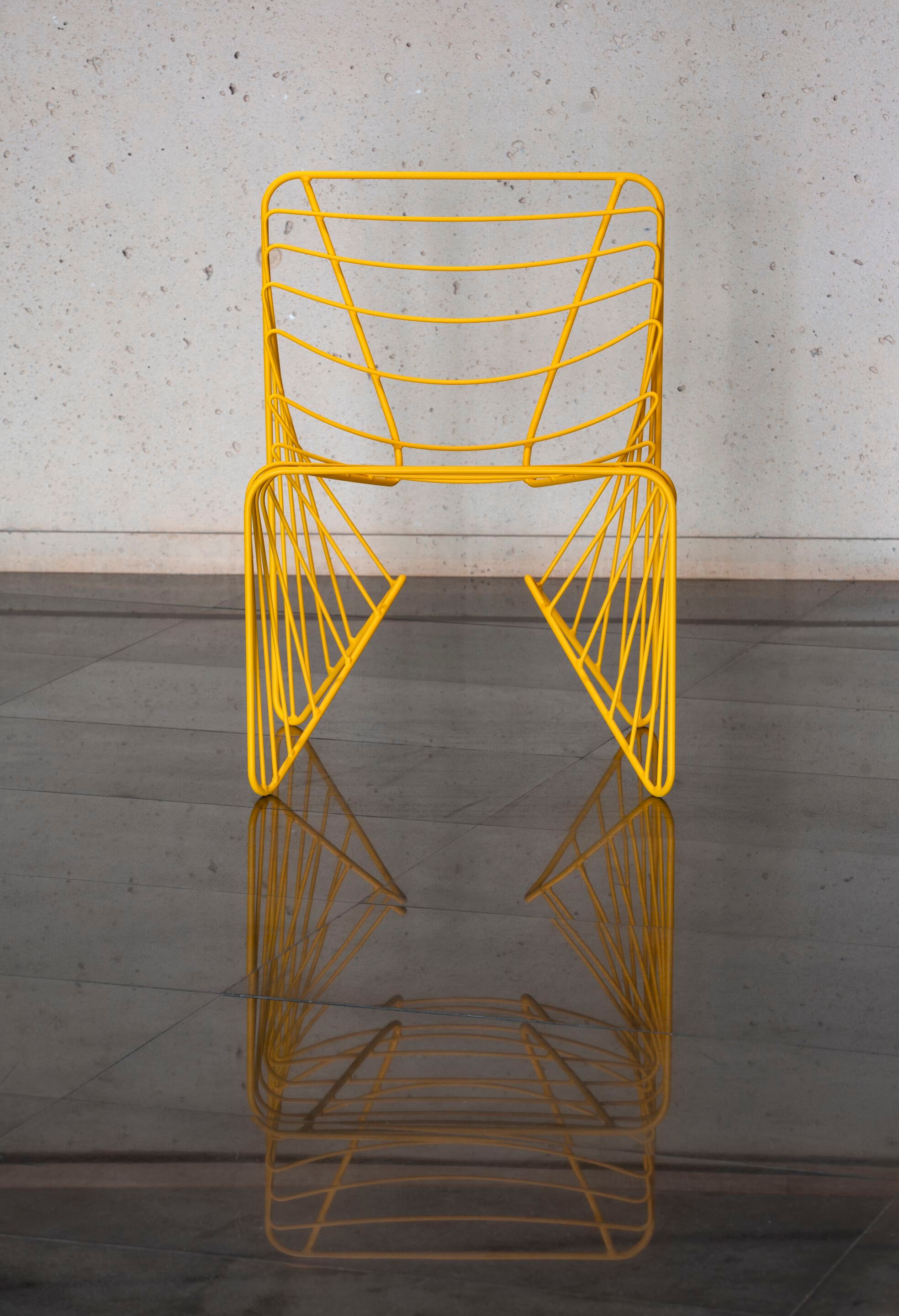 Стальной стул с порошковым покрытием iSimar Topos ARCH-00093370 - Вид №2