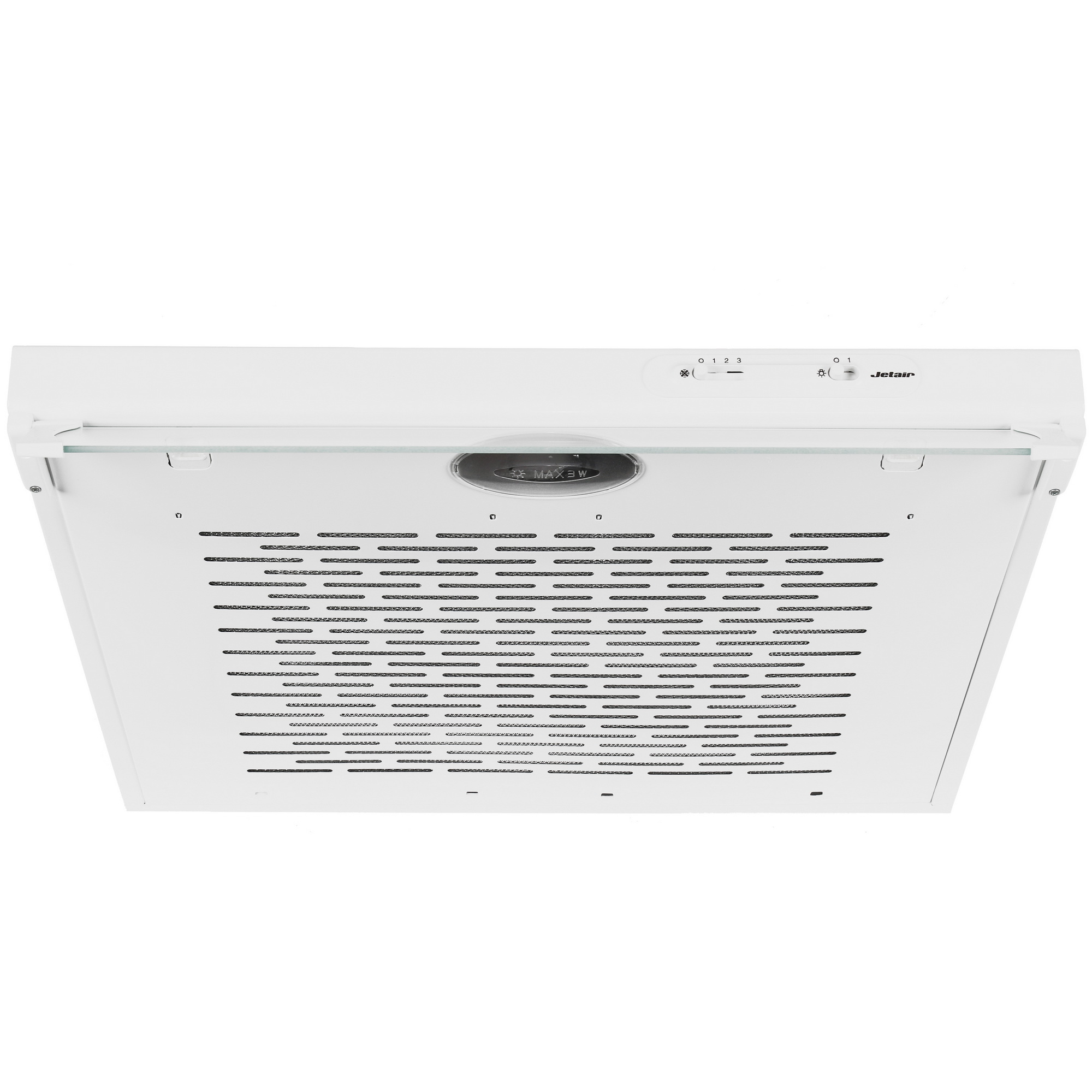 1106536 Вытяжка подвесная Jetair LIGHT WH/F/60 белый/прозрачный STDN-0088381 - Вид №1