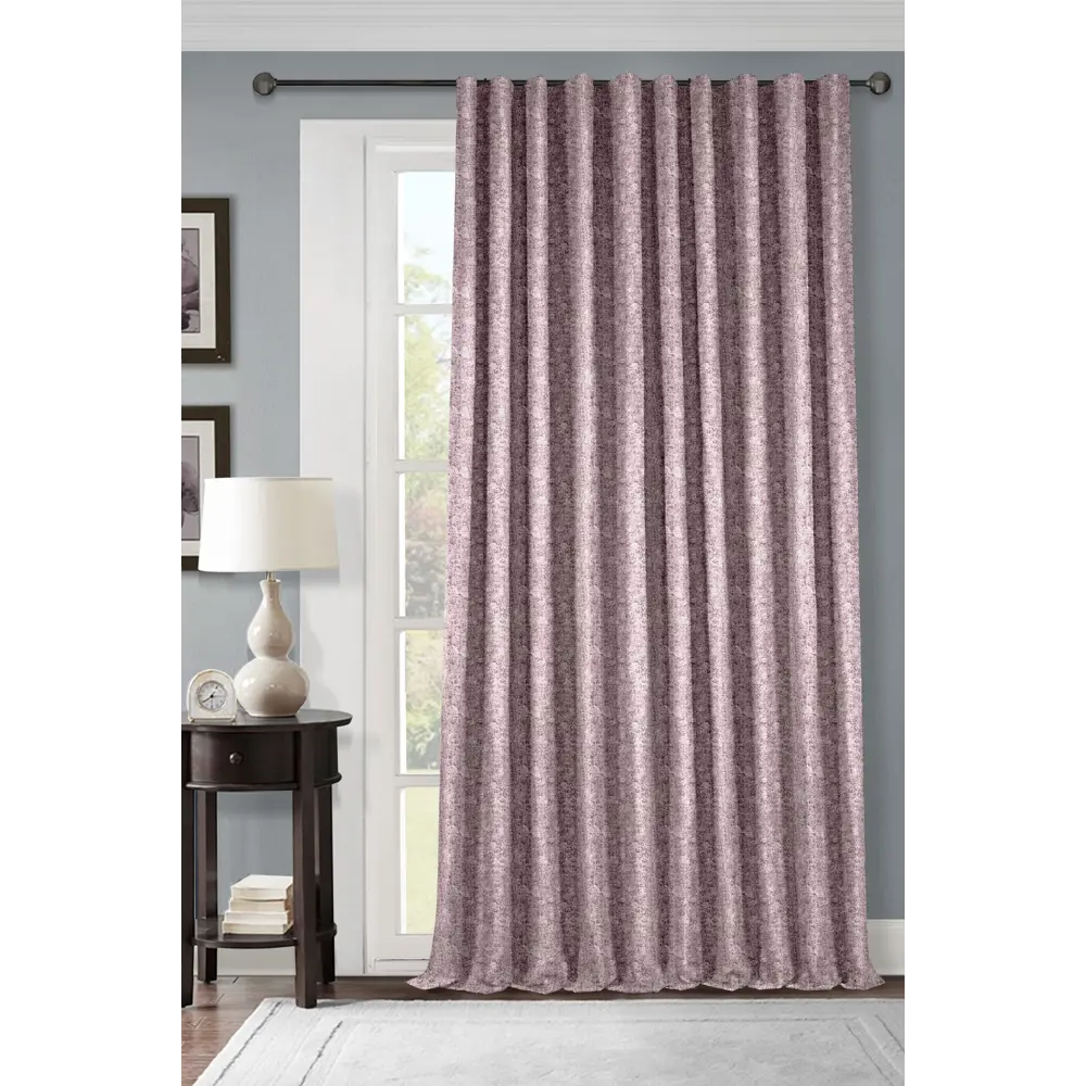 Штора на ленте Denys 200x280 см цвет розовый MIAMOZA STLM-2133846 - Вид №3