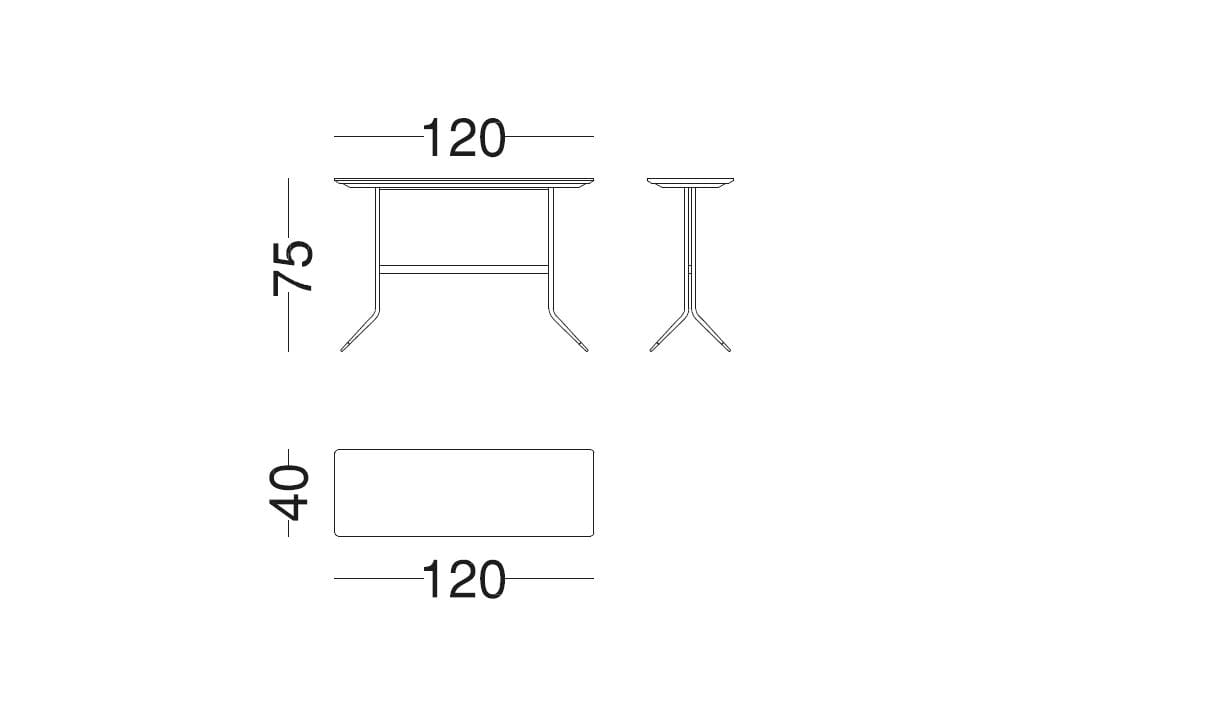 Прямоугольная мраморная консоль Vibieffe 1500 Swing ARCH-00147408 - Вид №1