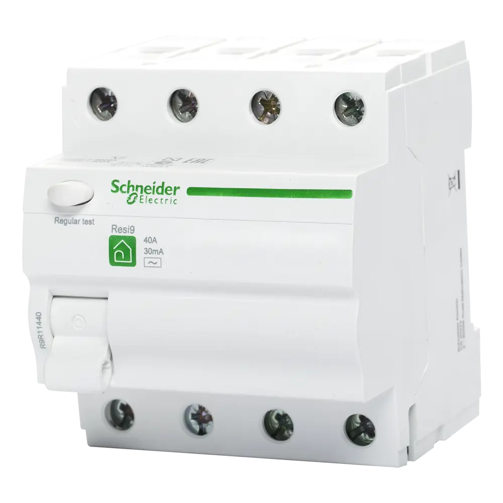 УЗО Systeme Electric Resi9 4P N 40 A 30 мА 6 кА АC R9R11440 STLM-2183892 - Вид №4