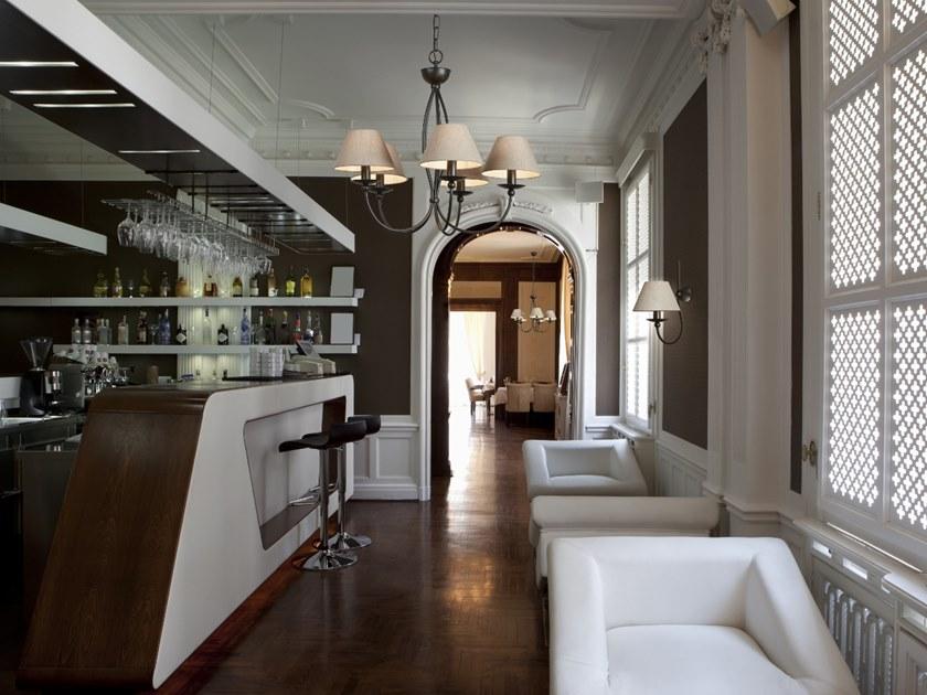 Gibas Люстра из стали и ткани Rocco 923/10 - 923/5 - Вид №6