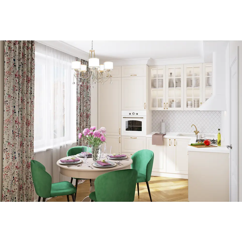 Фасад кухонный KONSENSA Оксфорд 30×77 см бежевый МДФ 89366048 STLM-1573321 - Вид №5