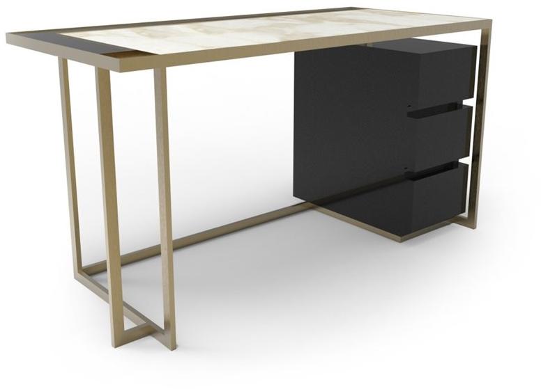 MARIONI Прямоугольный стол с ящиками Gary 02865 - Вид №3