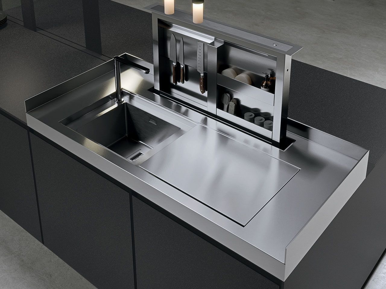 Встроенная кухня с островом Arrital AkB_08 ARCH-00140919 - Вид №6