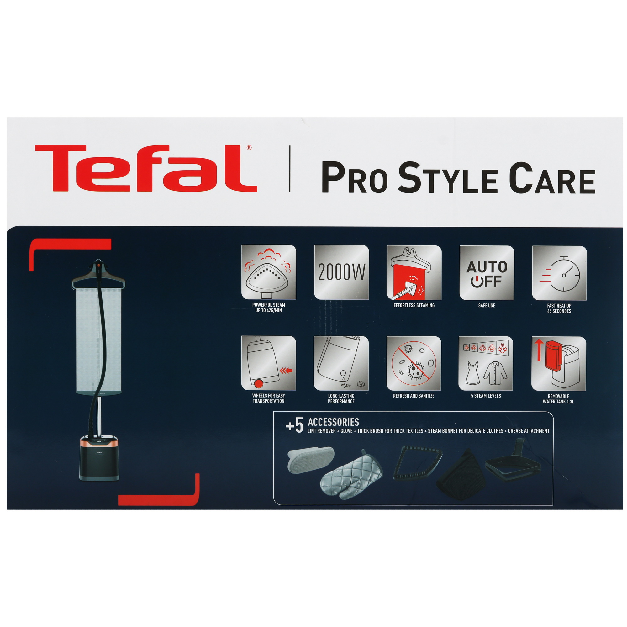 5451566 Отпариватель Tefal Pro Style Care IT8480E1 черный STDN-0082352 - Вид №13