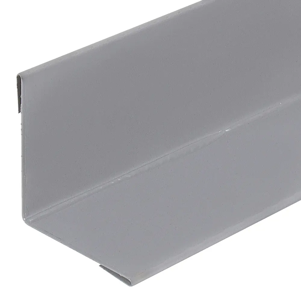 ТЕХНОНИКОЛЬ Внутренний угловой профиль Hauberk 1,25 м серый для фасадной отделки 18734846 STLM-0012281 - Вид №1
