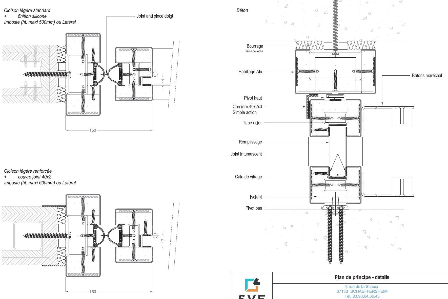 SVF Одностворчатая противопожарная дверь Acierflam Acierflam-bp1v - Вид №7