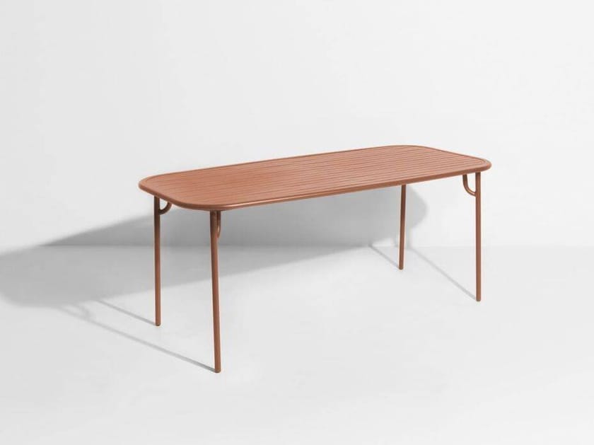 Алюминиевый прямоугольный садовый стол с порошковым покрытием In Stock Petite Friture ARCH-00124158