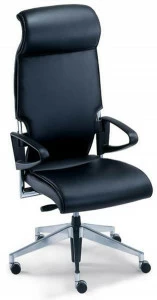 Brunner Офисное кресло в коже с колесами Drive