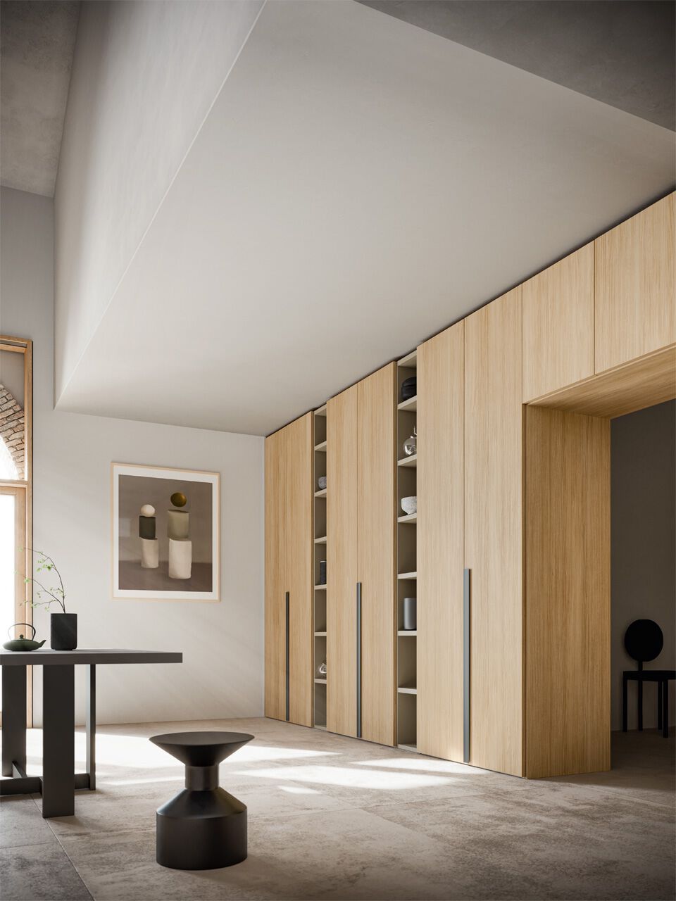 Деревянный секционный шкаф Santalucia Mobili LISCIA BATTENTE ARCH-00142989 - Вид №5