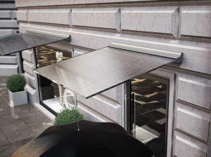 Стеклянный навес