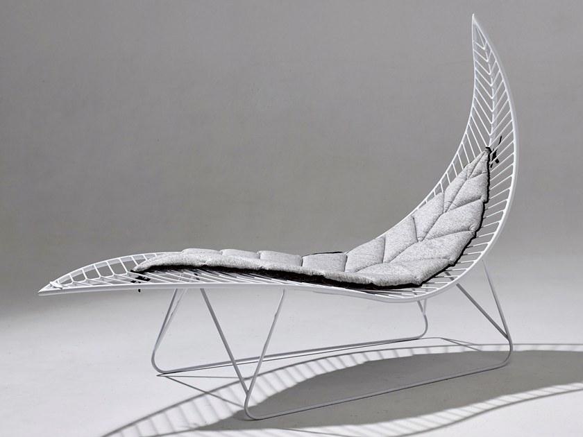 Studio Stirling Шезлонг из стали с порошковым покрытием Leaf sun-id-1499485 - Вид №1