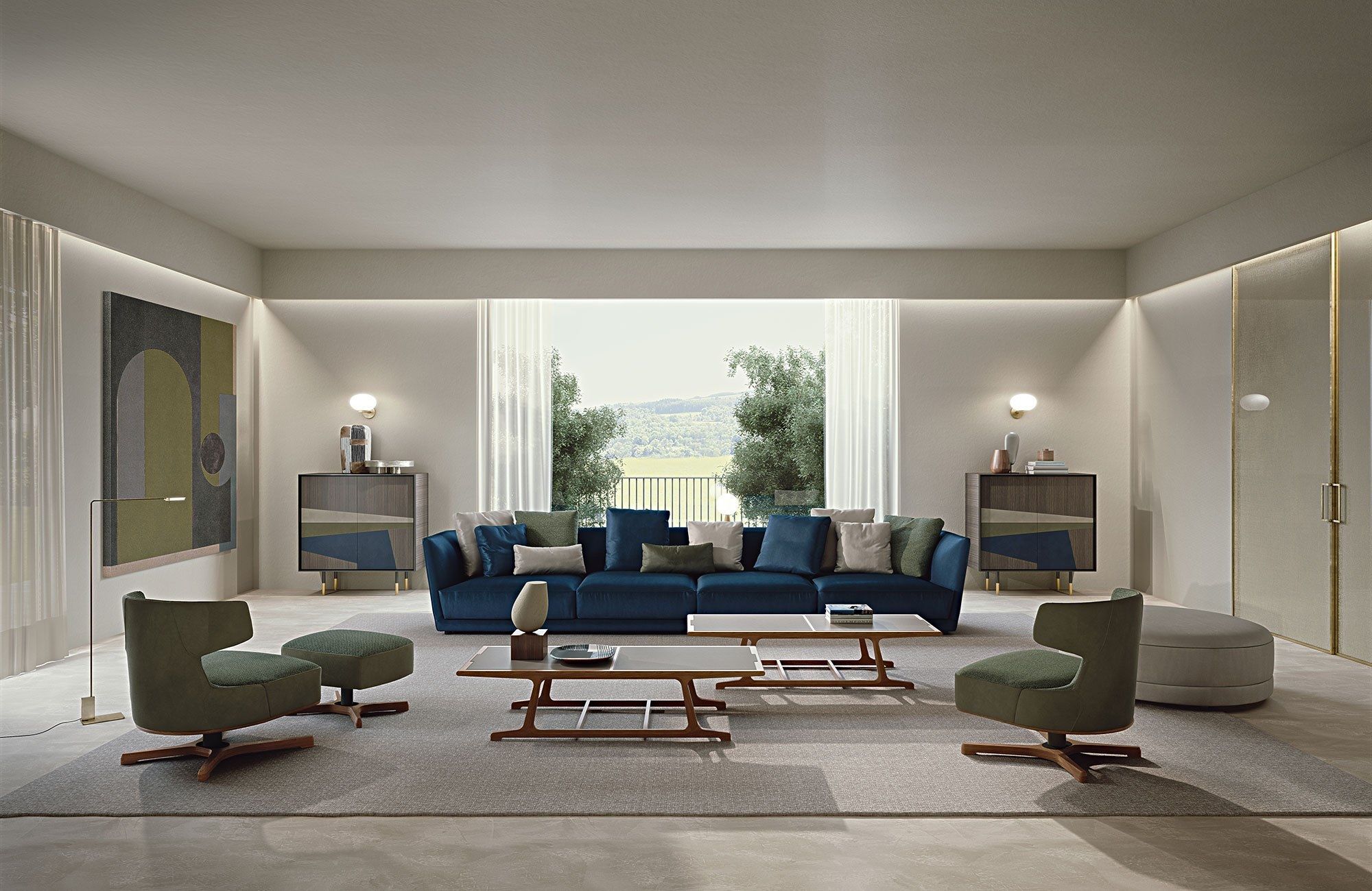 Деревянный шкаф с распашными дверцами Frigerio Norman ARCH-00061062 - Вид №3