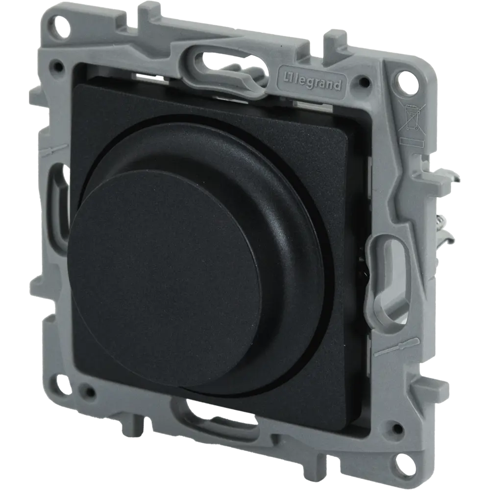 Legrand Etika - Диммер встраиваемый антрацит 300 Вт 82496722 STLM-0028731