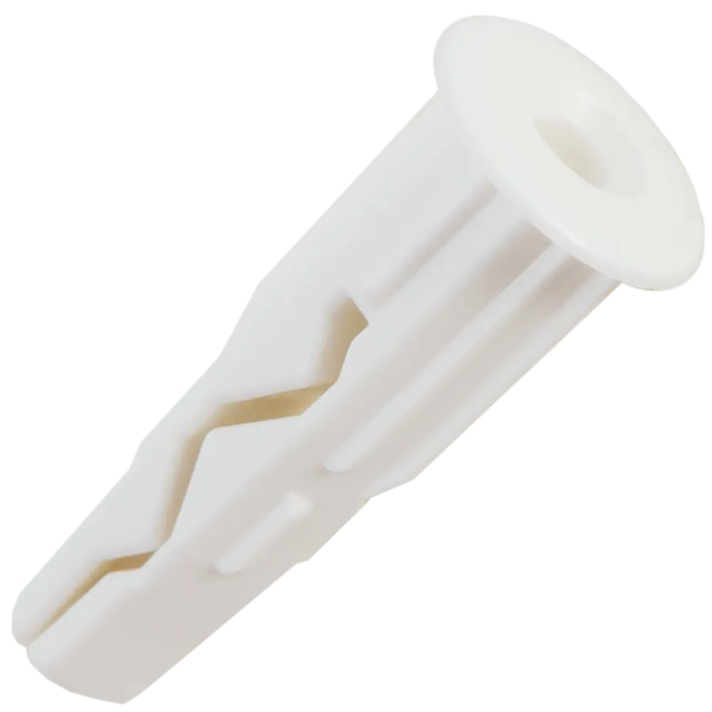 Дюбель для всех типов стен Plug 6x25 мм нейлон цвет белый 60 шт ЕВРОПАРТНЕР STLM-2152036