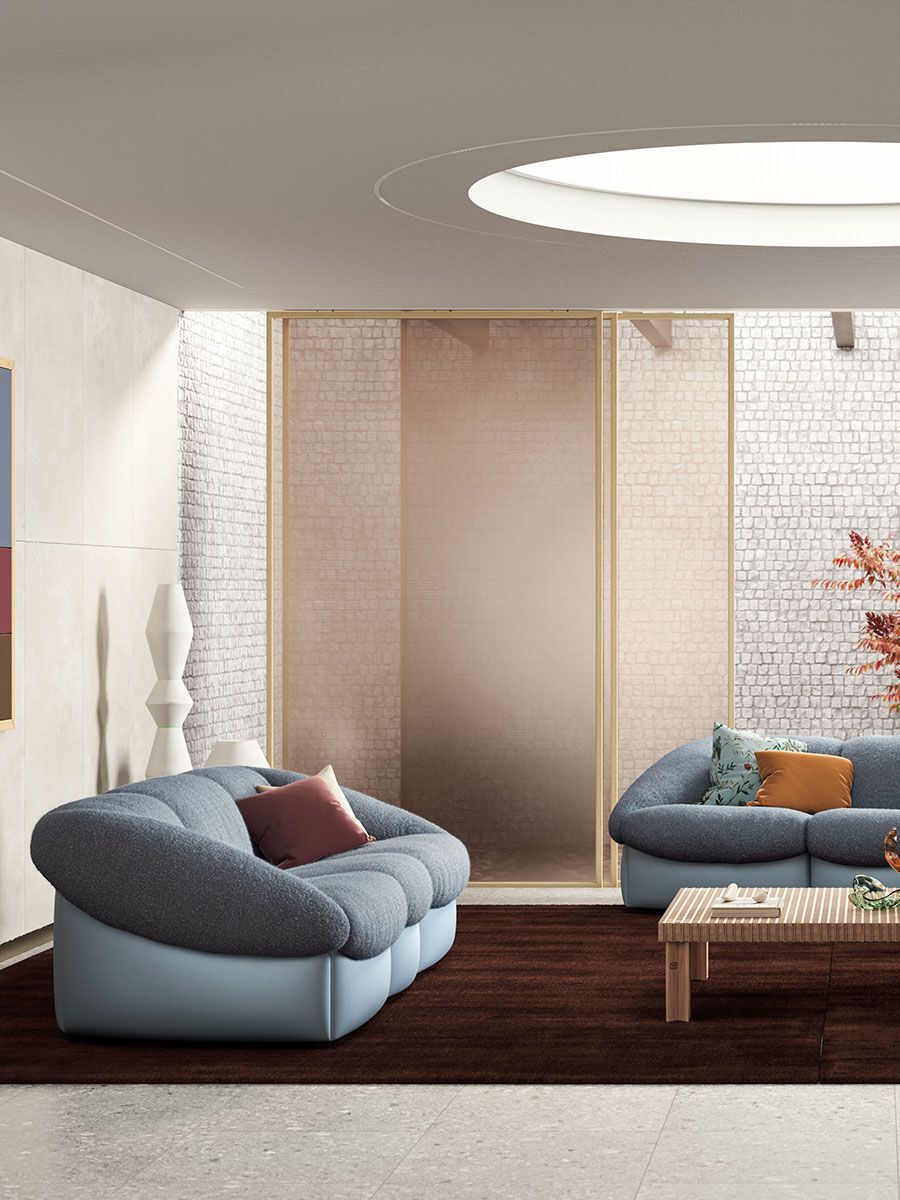 Кожаный модульный диван Poltrona Frau коллекция - диваны и кресла ARCH-00027966 - Вид №8