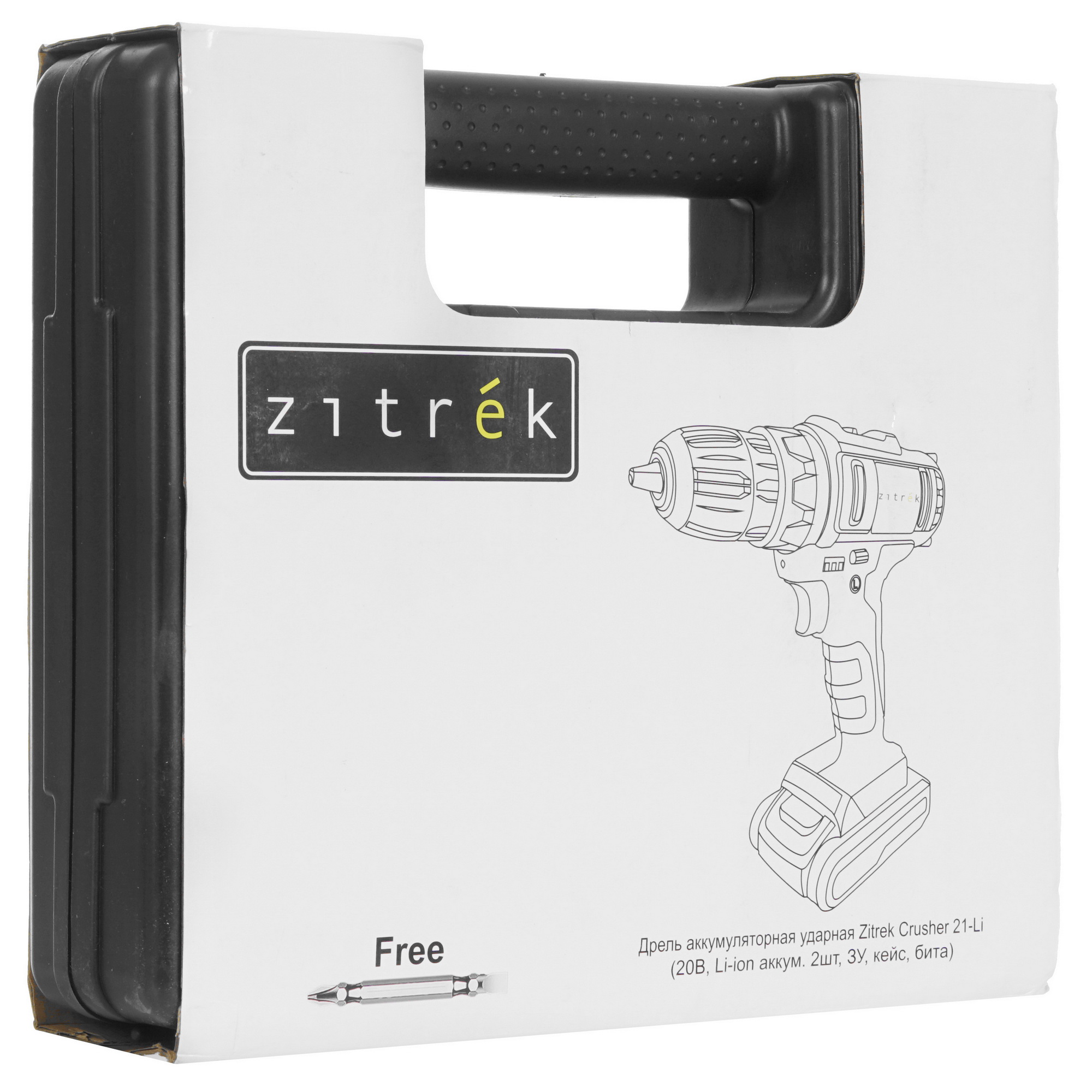 Дрель-шуруповерт Zitrek Crusher 21-Li 5355770 STDN-0018743 - Вид №7