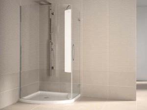 DISENIA Душевая кабина с поддоном, неподвижным стеклом и дверцей Velas Vlpts+vlfi+vlpo