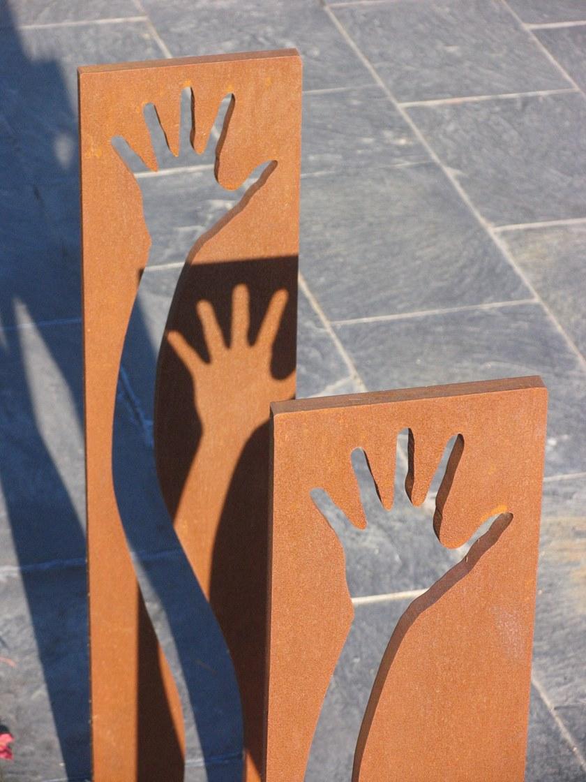 URBIDERMIS Фиксированный столбик из стали Corten ™ Táctil sun-id-1350021 - Вид №1