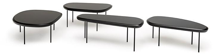 Living Divani Низкий деревянный журнальный столик Pebble sun-id-1466762 - Вид №1