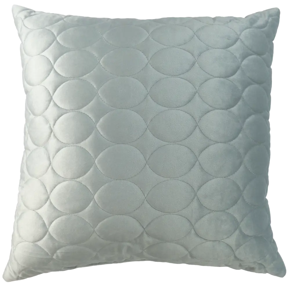 Подушка Овалы 50x50 см цвет серебро LINEN WAY STLM-2070323