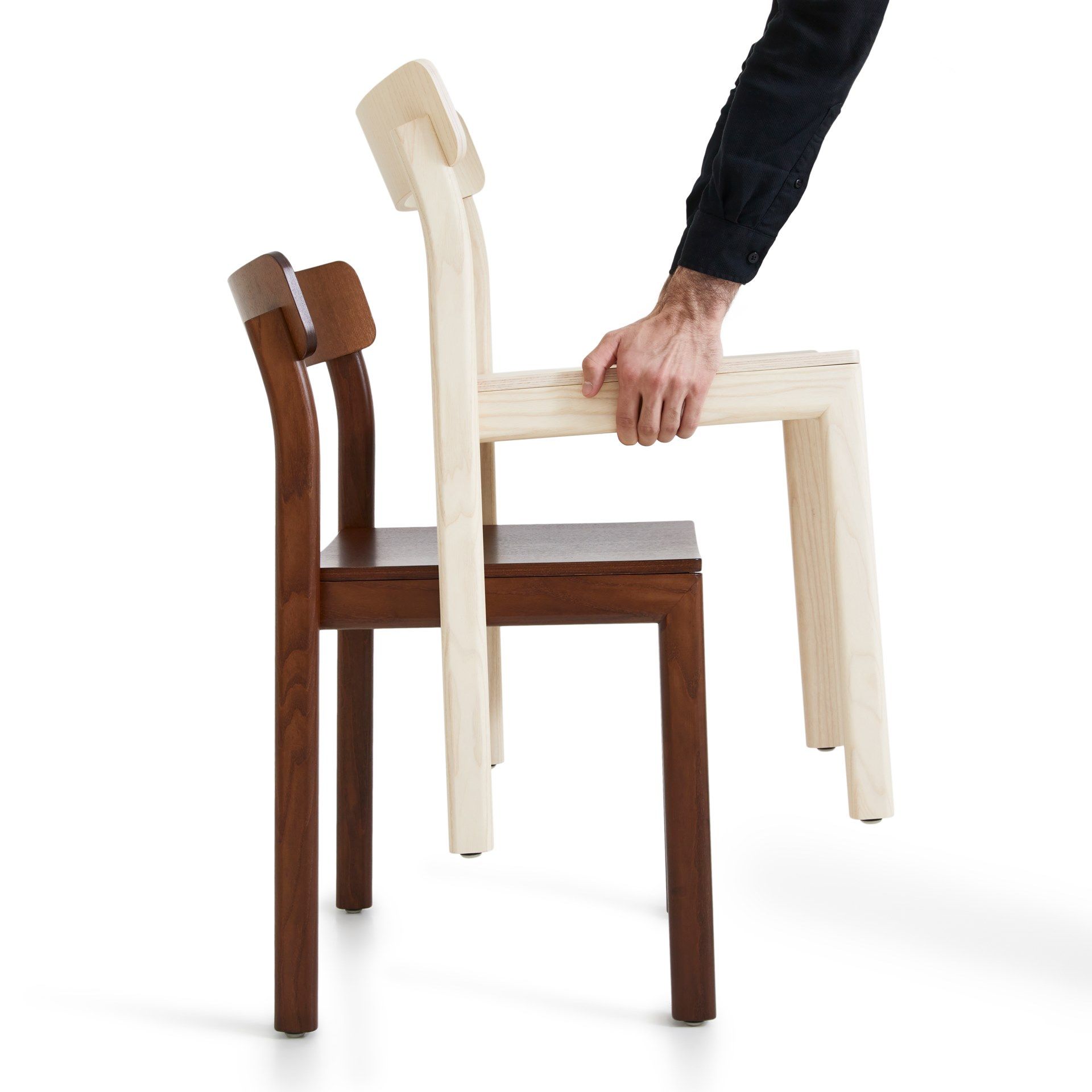 Стул из ясеня с мягким сиденьем Crassevig FRISIA RS/SU ARCH-00070264 - Вид №2