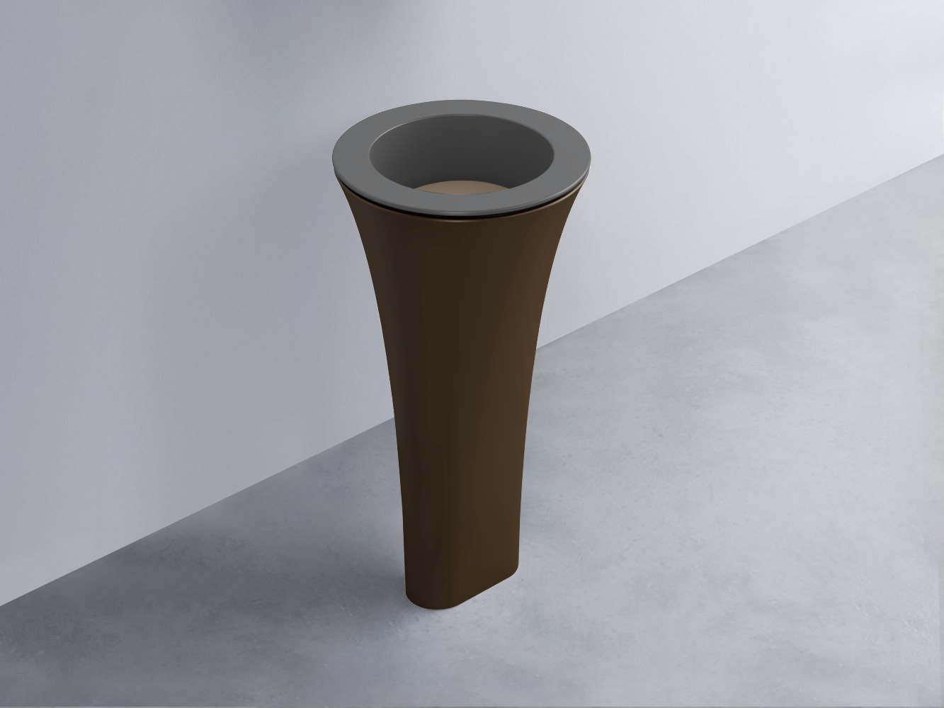 AMLA45-CM+AMPILT-AN+AMCOLT-CA Раковина Amedeo Tondo отдельностоящая cielo Enjoy + Amedeo Ceramica Cielo
