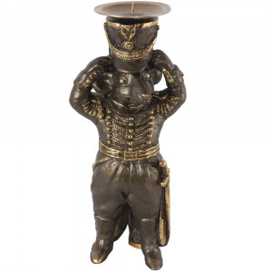 22649 Подсвечник Бравый гусар Бронза BOGACHO