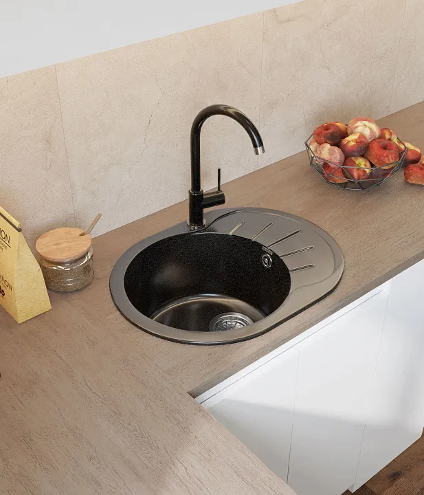 Кухонная мойка R-580L GRANFEST RONDO - Вид №1