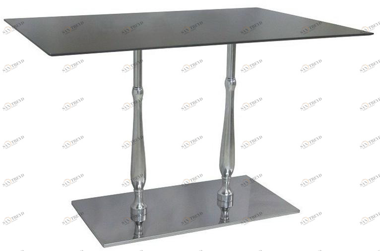 Vela Arredamenti Прямоугольный стол из нержавеющей стали по контракту Eclisse sun-id-1494132