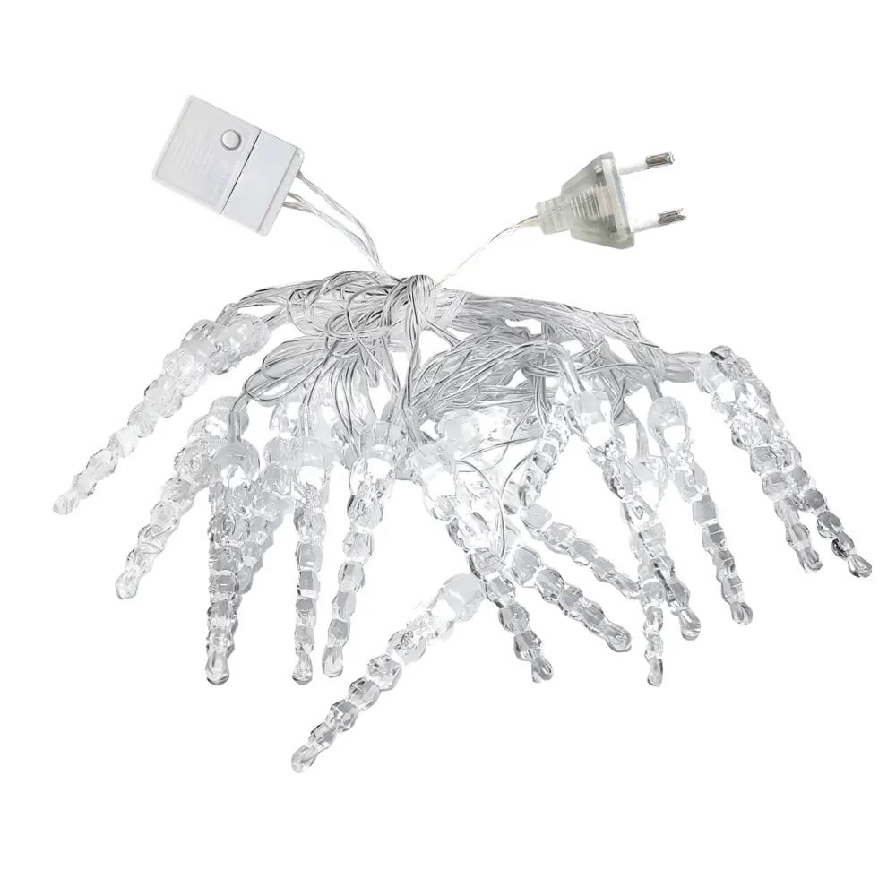 88943041 Электрогирлянда Сосульки 3 м холодный белый свет STLM-0955274 Santreyd  - Вид №1