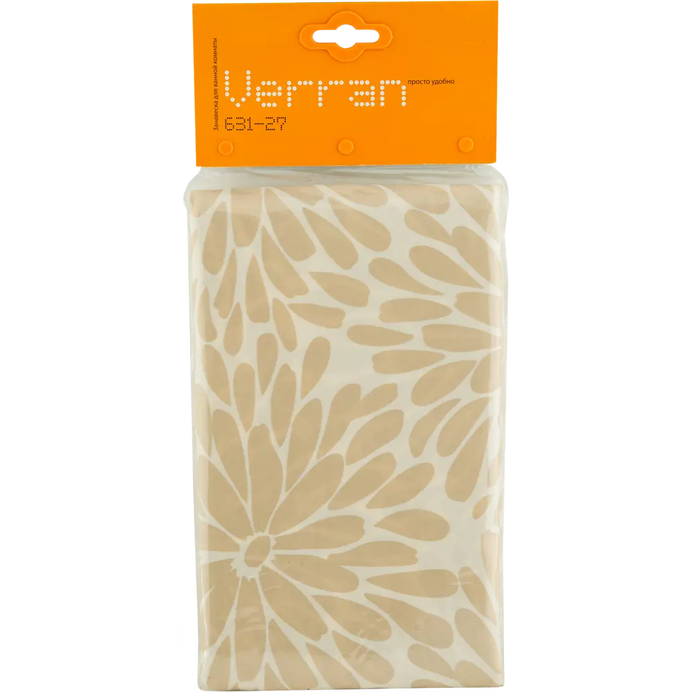 Штора для ванной комнаты «Petal» 180х180 см цвет бежевый 18495961 STLM-2191312 Santreyd - Вид №6