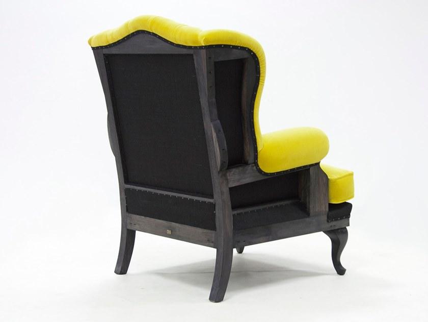 Бархатное кресло Bergere с высокой спинкой Dover essence 8 Santreyd - Вид №2