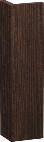 XL549905353 X-Large Доборная планка для шкафчика X-Large Каштан темный, декор Duravit
