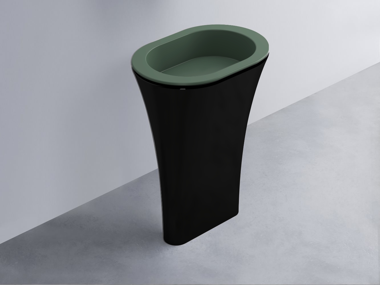 AMLA65-MU+AMPILO-MU+AMCOLO-N Раковина Amedeo Ovale отдельностоящая cielo Enjoy + Amedeo Ceramica Cielo