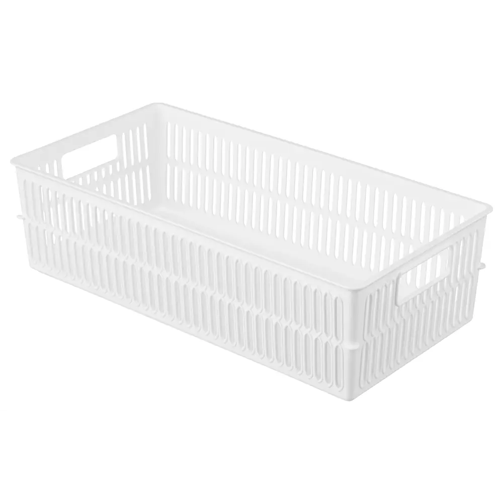 Контейнер Econova Симплифай 14x7.8x27.4 см 2.5 л полипропилен без крышки цвет белый Simplify STLM-2183293