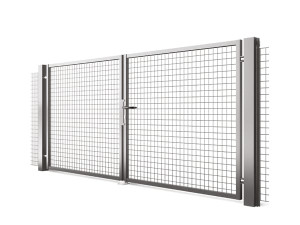 Оцинкованные стальные ворота