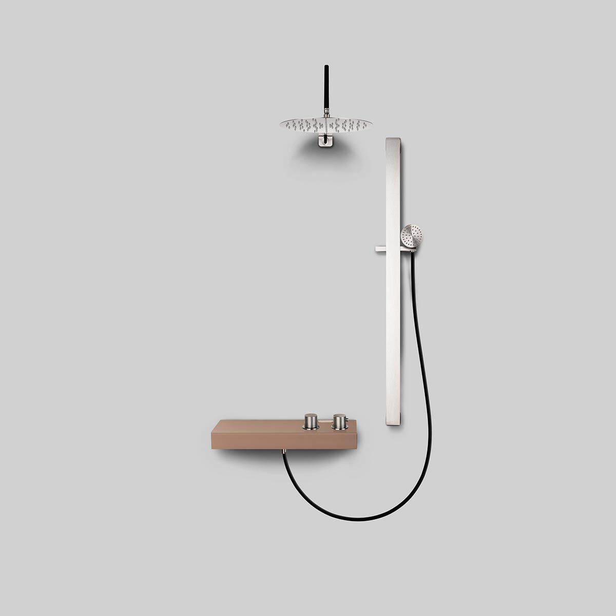 Стержень из нержавеющей стали с ручным душем Cropelli Alyssia ARCH-00123690 - Вид №25