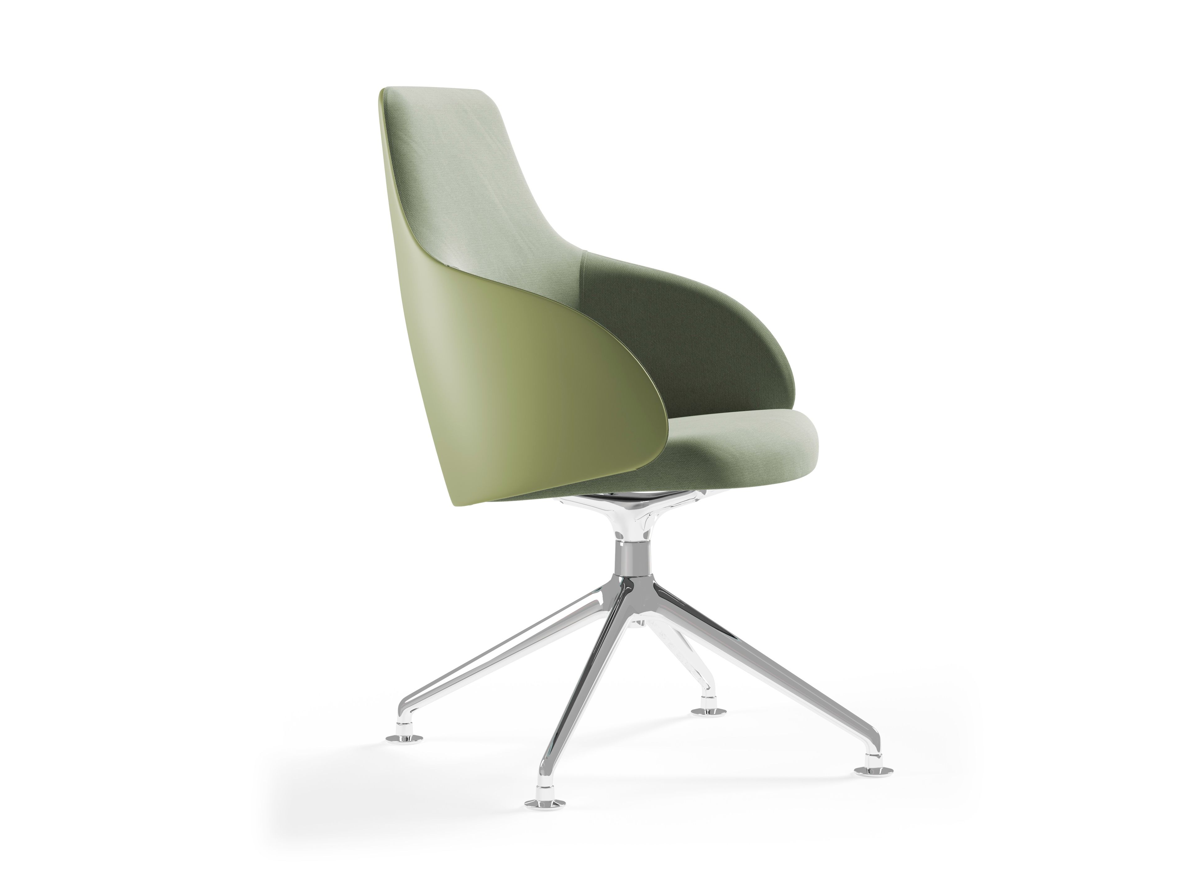 Тканевое вращающееся кресло с подлокотниками Kastel Kontea ARCH-00100353 - Вид №1