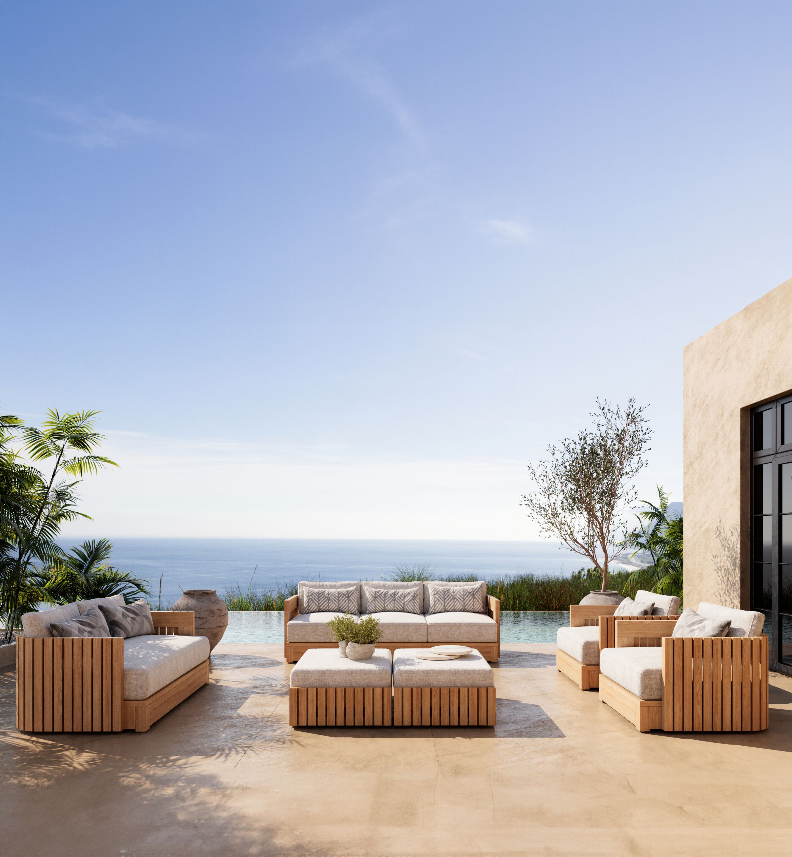 ТИК квадратный сад пуфик Walters Bay ARCH-00127137 - Вид №2